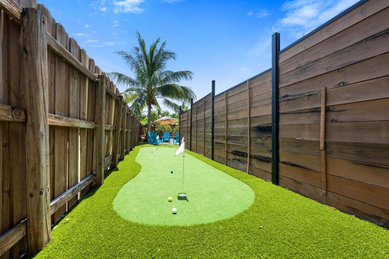 Palms Retreat! Giant Heated Pool-Hottub-Firepit-5Min2Beach-Pets-Ev Chgr Fort Lauderdale Exterior photo